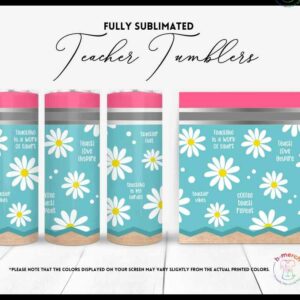 Pencil Flower Tumbler