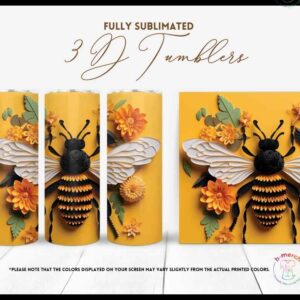 Large Bee Tumbler