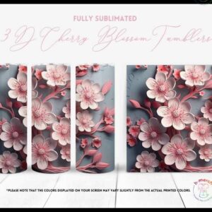 Cherry Blossom Tumbler 2