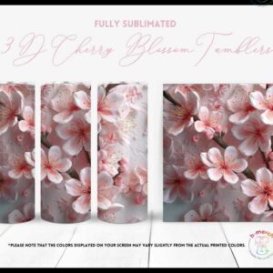 Cherry Blossom Tumbler 3